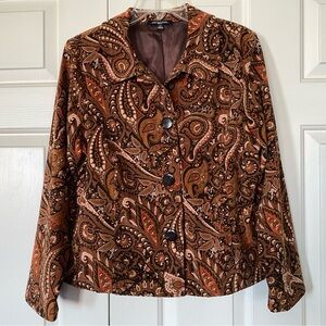 Notations Women Pattern Jacket Size PL
